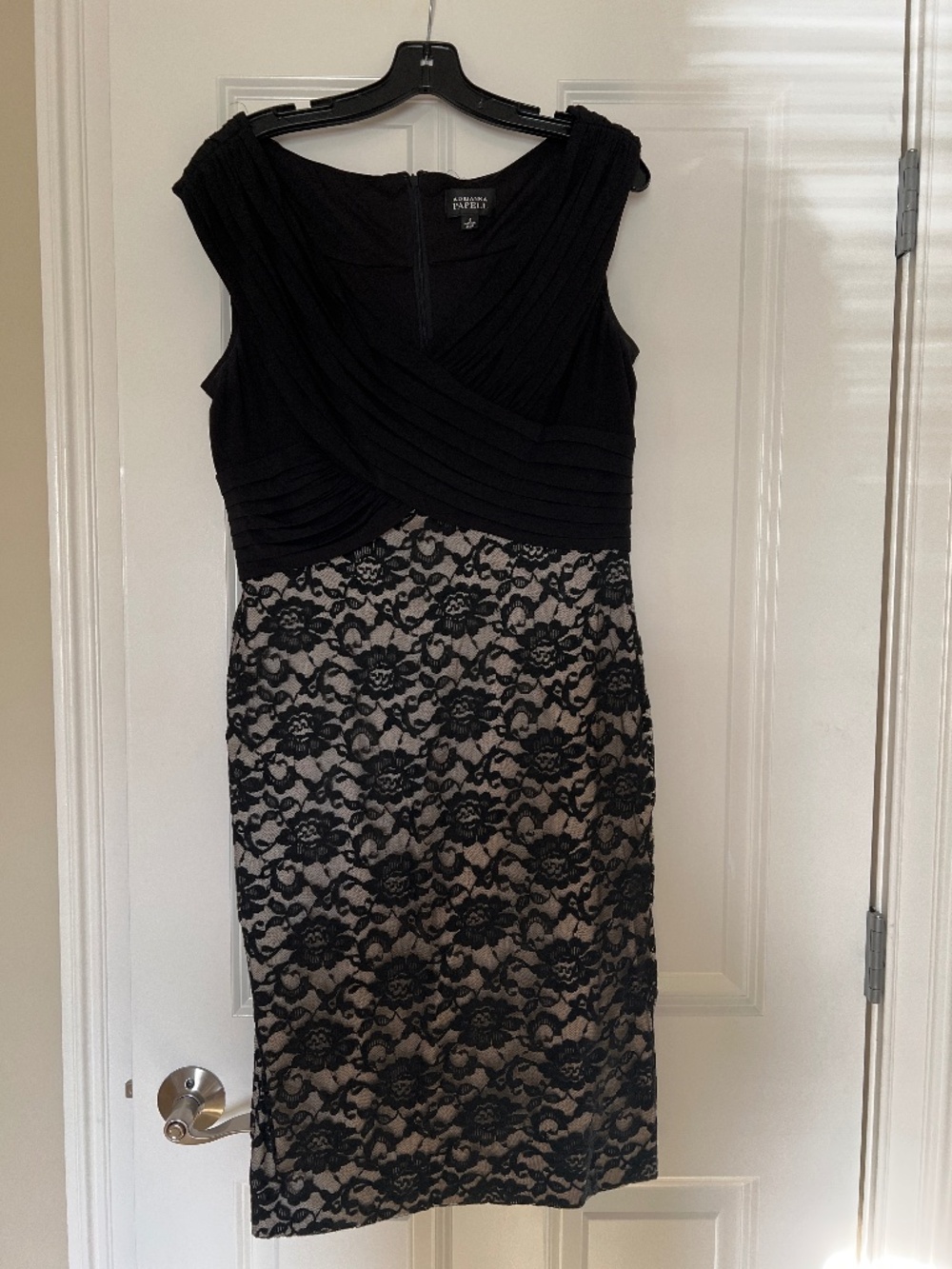Adrianna Papell little black dress size 14